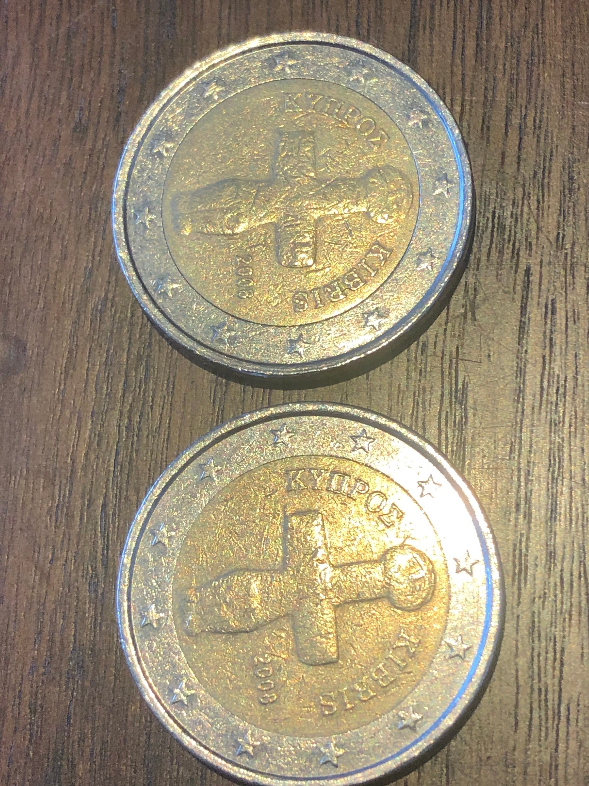 Piece De 2 Euros Kyiipoe Kibris 2008
