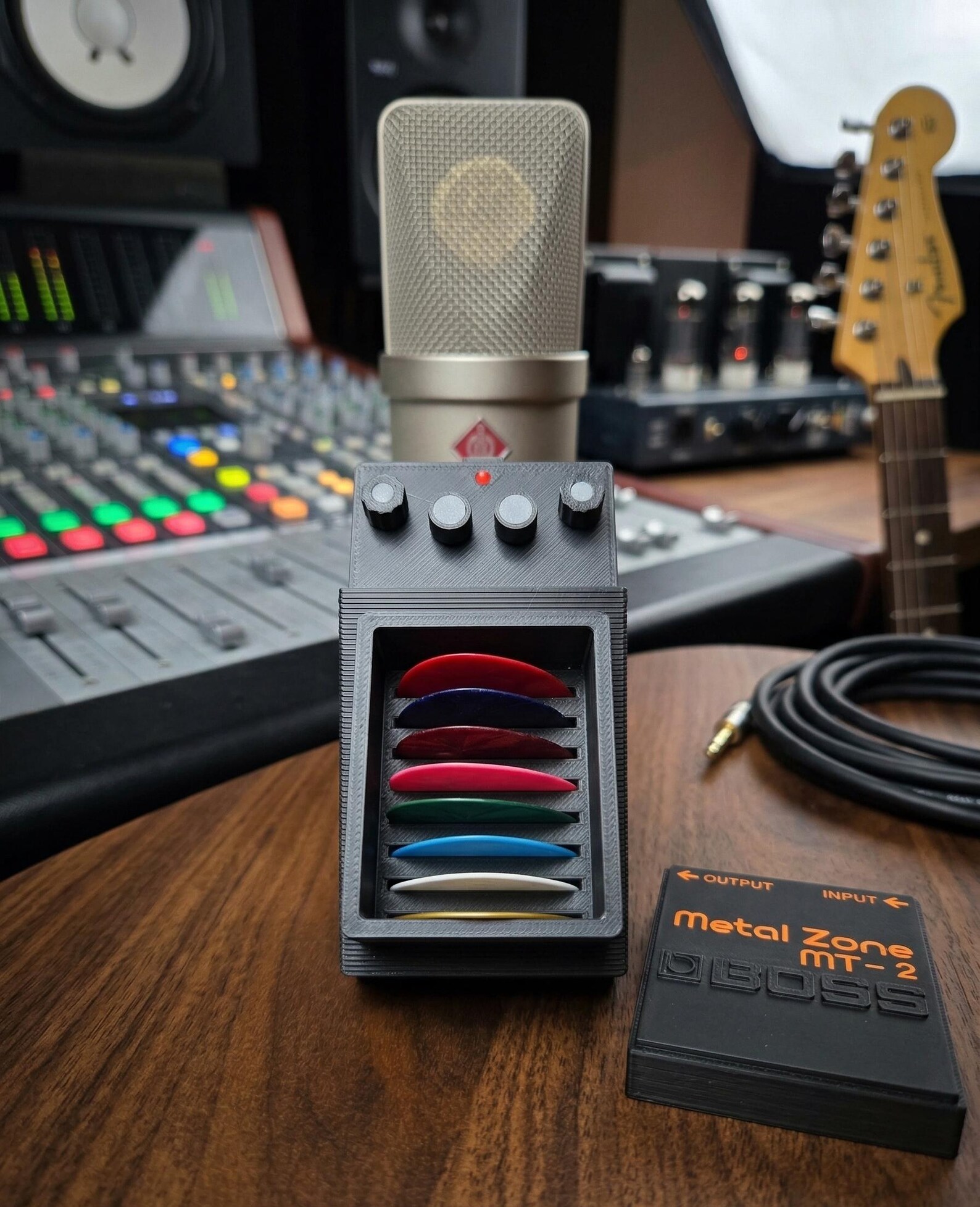 Boss Guitar Pedal Inspired Guitar Pick Holder- Pick Holder- Desktop ...