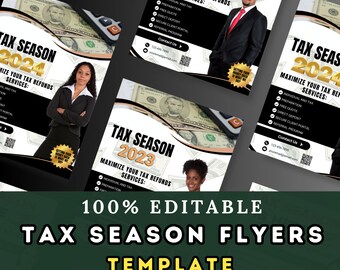 Tax Prep Season Flyer, Accountant Flyer, Credit Repair Flyer, Taxes Flyer, Tax Preparation Services Flyer, Tax Prep, Tax Season Flyer, Flyer