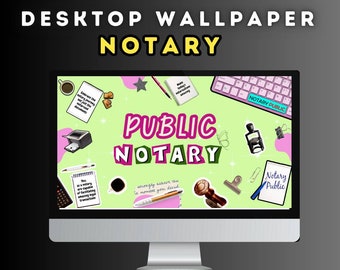 Notary Wallpaper | Legal Document Background | Office Decor | Law Firm Wall Art | Notary Public Poster I Notary Tools I Notary Resources