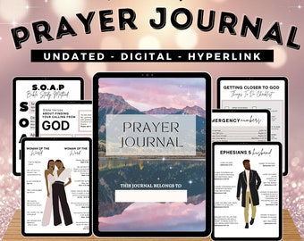 Prayer Planner, Digital Prayer Journal, GoodNotes Prayer Journal, Prayer Notes, Bible Journal, Christian Planner, Faith Planner, Prayer Plan