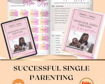 Successful Single Parenting, Parent handout, Single Parenting, Single Mom, Healthy Co-Parenting with a Child Support, Parent Workbook