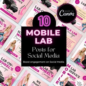 Mobile Lab Service Flyer / DIY Medical Mobile Lab Service Flyer/ Mobile Lab Concierge / Medical Template / Medical flyer / Medical Template