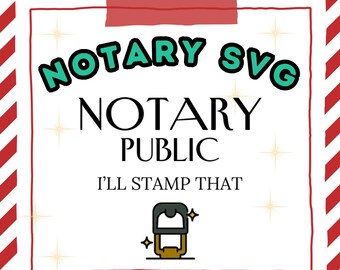 Notary PNG Bundle, Notary Marketing, Notary Tshirt Design, Cute Notary Sayings, Notary cut files for Cricut, Notary SVG, Notary Logo