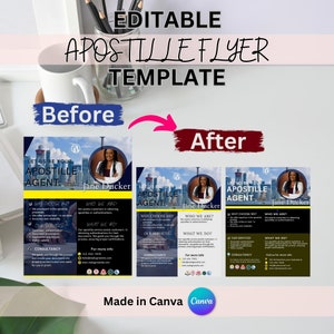 Apostille Agent, Apostille Public flyer, Apostille service, Apostille Agent, Apostille, Apostille Templates, Apostille Notary Flyer Template
