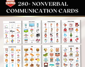 Non Verbal Communication Visual Cards Printable, Autism Communication, Nonverbal Communication, Speech Therapy Materials, Senior Autism