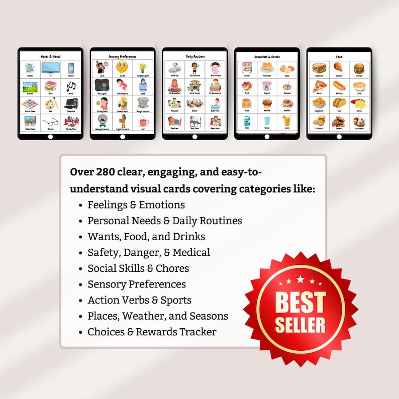 Nonverbal Communication Cards, Autism, Speech Therapy (printable PDF ...