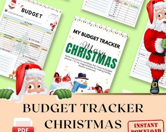 Julbudget för barn: Julfinansiell planerare (utskrivbar PDF)