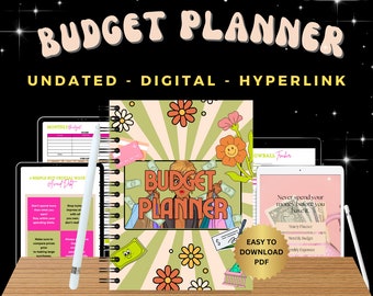 Digital Budget Planner, Financial Tracker GoodNotes IPad (PDF Pattern)
