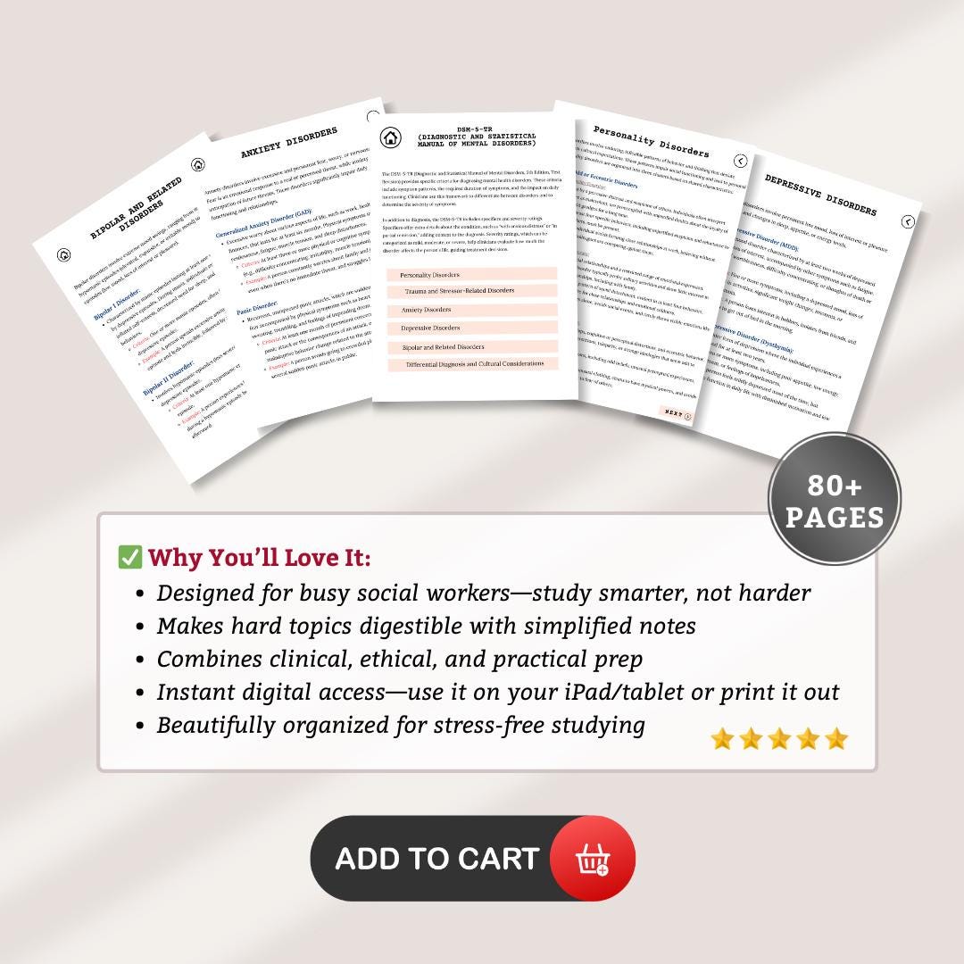 Lsw Study Guide Plan Example LCSW/LMSW Study Guide, ASWB Exam Tool, Social Work License Prep, Dsm 5 ...
