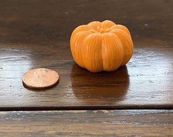 Vintage BARBIE Orange Pumpkin Autumn Harvest anni '90 Casa delle bambole in miniatura scala 1:6