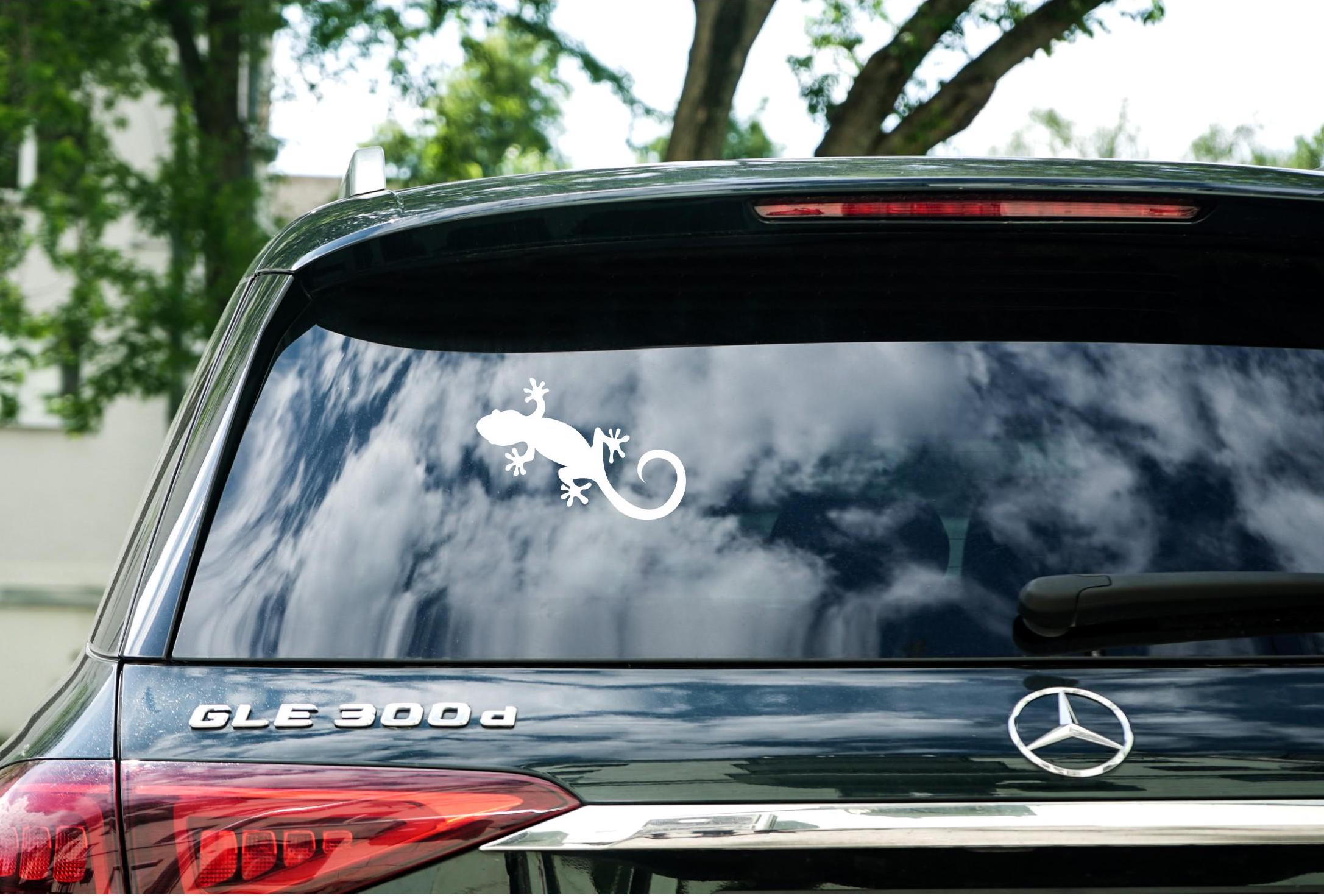 Uzo Sticker Gecko Lizard Vinyl Decal - Weatherproof Sticker for Vehicle, Window - Etsy