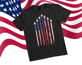 T-shirt unisexe Pacific Airshow - US Air Force - Thunderbirds - événement d'automne - meeting aérien - Blue Angels