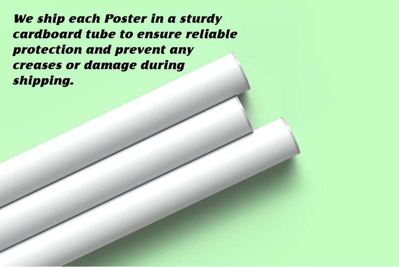 May include: Three white cylindrical cardboard tubes arranged diagonally. Each tube features a smooth, matte white exterior surface with metallic silver-toned end caps. The tubes are positioned parallel to one another against a light green background.