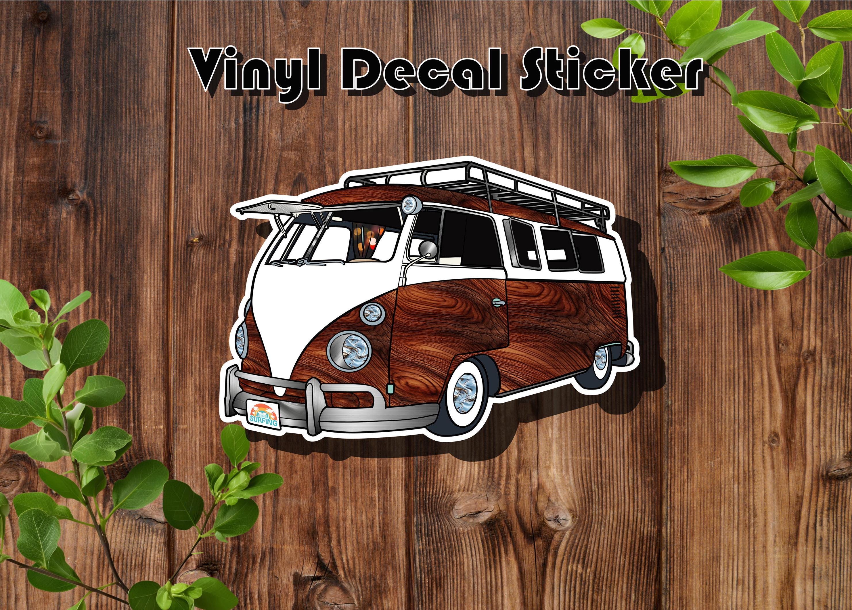 Surf Wagon Sticker