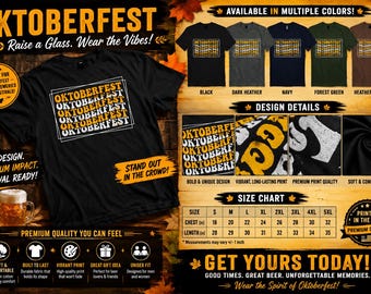Oktoberfest Unisex T-shirt - Fall season - Autumn Harvest - Pumpkin Time - Holiday Season