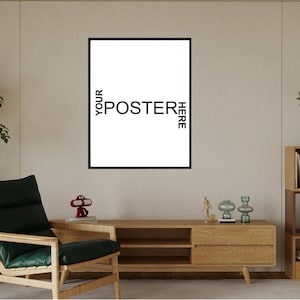 Custom Self-Adhesive Poster Print: Vinyl Wall Art Decal. Peel and Stick. image 5