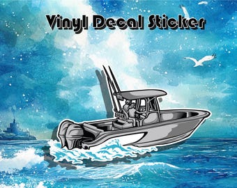 Newport Beach Fishing Boat Vinyl Decal Sticker