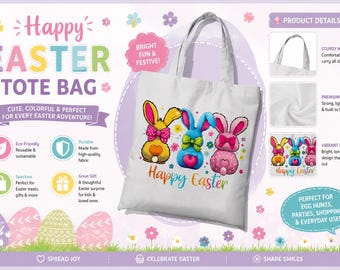Sac fourre-tout de Pâques - Sac lapin