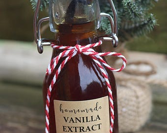 Madagascar Vanilla Extract - Homemade with Vodka - 4oz