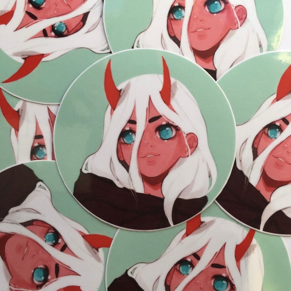 Zero Two Stickers - Etsy