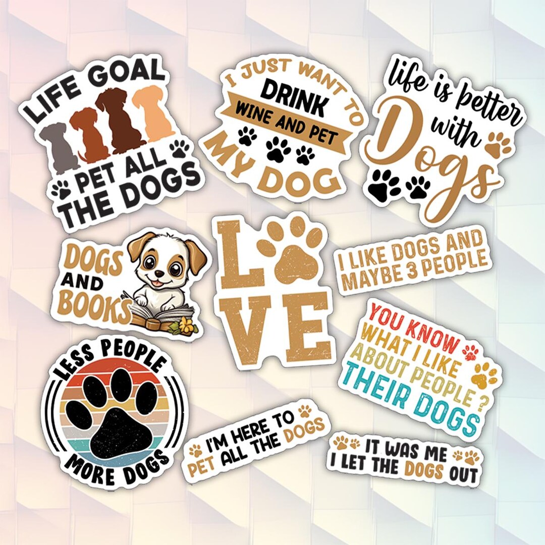 Keep Loving Cute Kawaii Pack of 20 PET Stickers