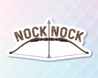 Archery Stickers, Bowhunters, Target Shooting Fans, Nock Nock, Hunting Archery,  Archery Inspirational, Archery Life, Bow And Arrow Decal