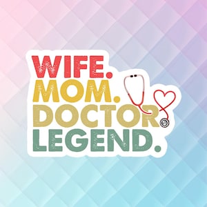 Doctor Stickers, Healthcare Stickers, Doctor Dad, Doctor Mom, Doctor And Nurse, Medical Sticker, Medical Care Sticker, Health Care Sticker
