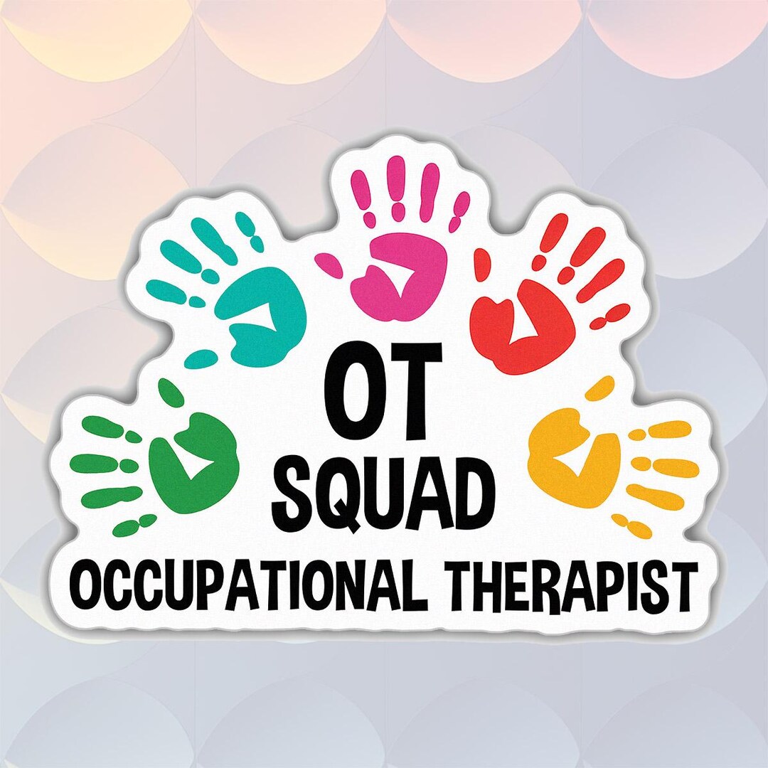 Ot Security Sticker Occupational Therapist Sticker, OT Squad, Therapist Month Gift ...