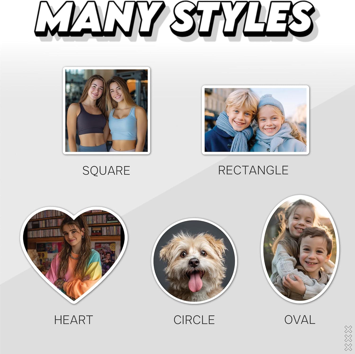 Personal Photo Sticker Personalized Photo Sticker, Custom Photo Sticker, Cute Personalized ...