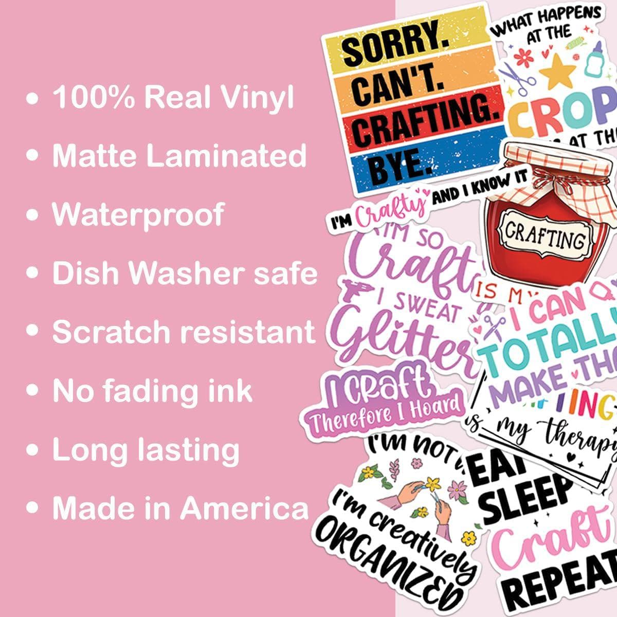 10pcs Crafting Stickers Pack, Creative Crafting, Decorative Crafting ...