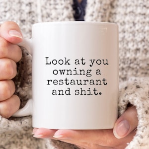 Restaurant Opening Gift, Restaurant Owner Mug, Entrepreneur Gifts, New Restaurant Gifts, Restaurant Owner Gift, Business Owner Mug