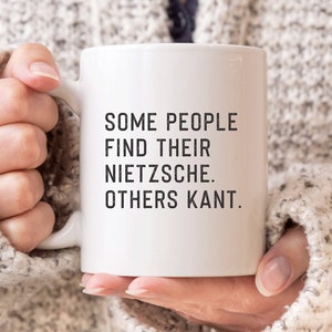 Funny Philosophy Mug, Nietzsche Mug, Philosophy Graduation Gifts, Philosophy Student Mug, Philosophy Gifts, Personalized Mug