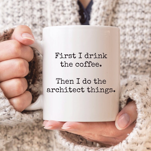 Architect Mug, Architecture Graduation Gift, Funny Coffee Mug, Architect Grad Gifts, Architecture Degree Mug, Mug For Architect