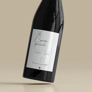 Etichetta personalizzabile per birra, vino o champagne di compleanno