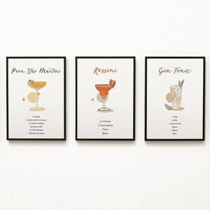 Cocktail-Poster – Poster mit Cocktail-Rezepten