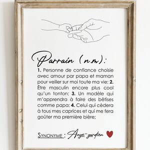 Customizable sponsor definition poster, customizable sponsor gift, sponsor announcement image 3