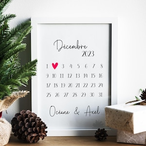 Poster personalizzato per la data dell'incontro - Poster personalizzato per la data del matrimonio