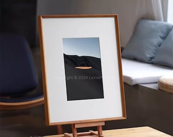 Solid Wood Picture Frame | Rustic Hardwood, Free Photo Print