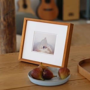 Solid Wood Picture Frame | Wall Hanging and Tabletop Display | 4x6 | 5x7 | 8x10 | A4 | Gift for her | Black walnut | Teak | White Ashwood