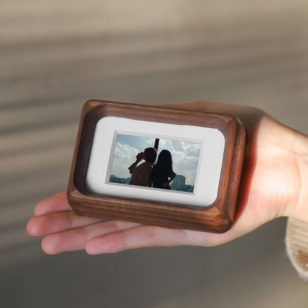 Wood Mini Photo Frame / Personalized Gifts / Teak Picture Frame/ Black Walnut Photo Frame / Solid wood