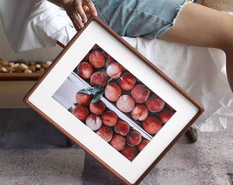 Round corner Solid Wood Picture Frame | Mortise and Tenon Joinery, Minimalist Decor