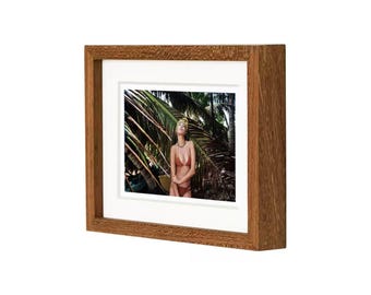 Solid Wood Picture Frame | Modern Minimalist Style, 4x6 to A4