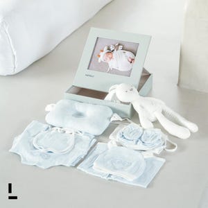 Baby Geschenk-Box | Herzlichen Glückwunsch zu Ihrem neuen Baby | Erinnerung Andenken | Bekleidung aus 100% Baumwolle | Personalisierte Foto-Geschenkbox | Kleinkind Body