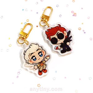 Good Omens, Crowley and Aziraphale keychains
