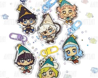 Witch Hat Atelier Keychain! Coco, Tetia, Richeh, Agott, Qifrey and Olruggio