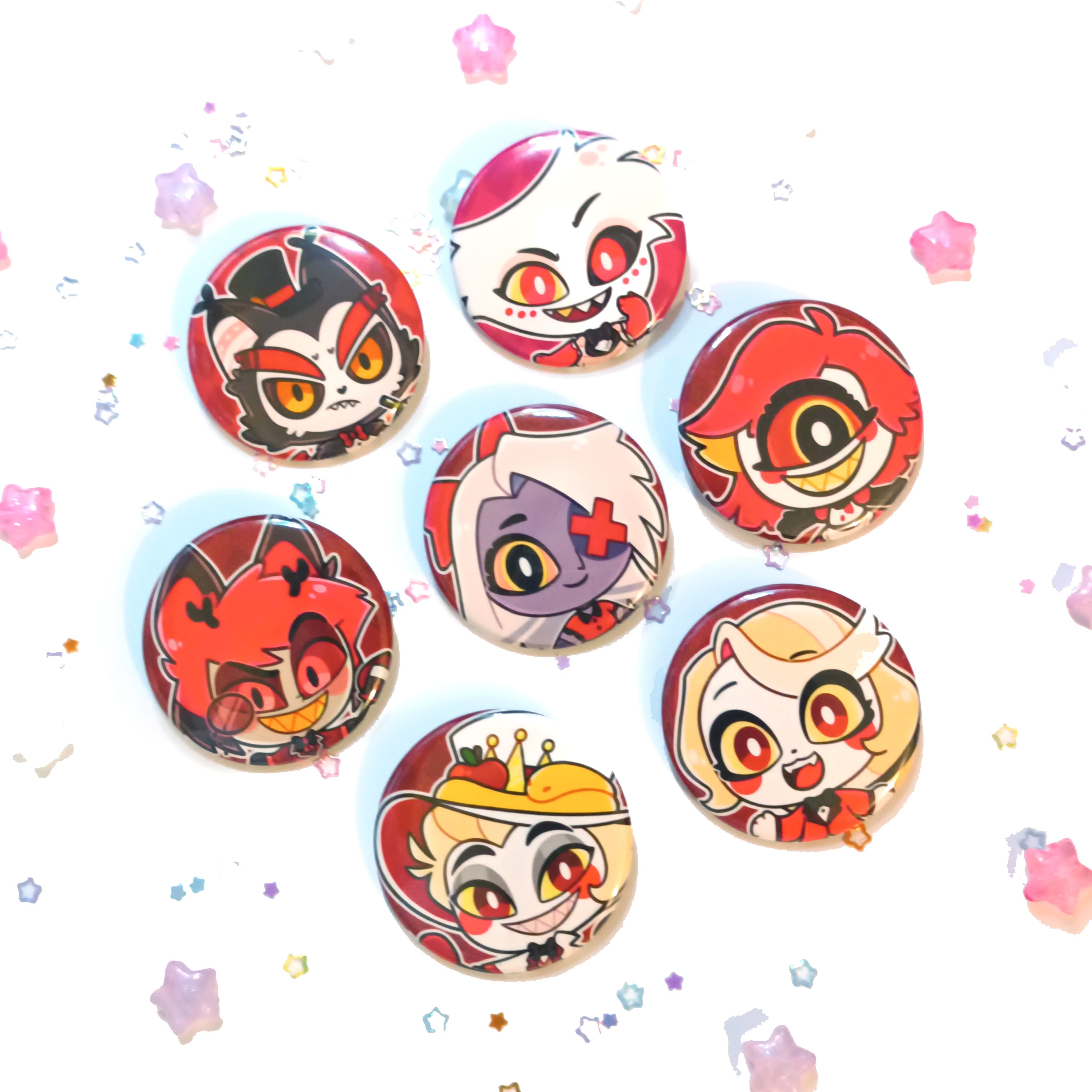 Hazbin Hotel, Charlie, Alastor, Niffty, Lucifer, Vaggie, Angel