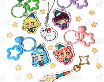 Tiny Witch Hat Atelier Keychain! Coco, Tetia, Richeh and Agott