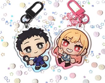 Dress Up Darling, Gojo and Marin keychain!