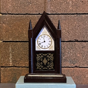 Franklin Mint Collectors Clocks - Gothic Steeple Clock
